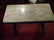 ANTIQUE MARBLE TOP TABLE, CARVED WOOD BASE, PAW FEET, - 5