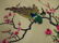 LARGE CHINESE EMBROIDERY ON SILK, SCENE WITH PEACOCKS - 3