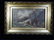SEASCAPE PAINTING ON BOARD, UNSIGNED, FRAMED SIZE 19.5"