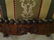 PAIR ORNATE WOOD CHAIRS, CARVED FEMALE BUSTS ON SEAT - 12