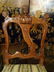 PAIR ORNATE WOOD CHAIRS, CARVED FEMALE BUSTS ON SEAT - 5