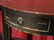 PAIR ROUND TABLES, DISTRESSED BLACK FINISH, SINGLE - 4