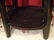 PAIR ROUND TABLES, DISTRESSED BLACK FINISH, SINGLE - 5