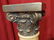 PAIR CERAMIC IONIC COLUMN PEDESTALS, GRAY/SILVER - 4