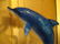 LARGE PATINATED BRONZE DOLPHIN SCULPTURE, 2 LEAPING - 6