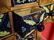 WOOD AND CERAMIC WALL CHEST, CARVED WOOD FRAME WITH - 5