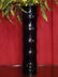 LARGE DARK WOOD BAMBOO MOTIF VASE, EXCELLENT CONDITION, - 2