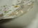 6 PC LIMOGES ASPARAGUS PLATES, GOLD & FLORAL DESIGN, - 3