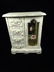 JEWELRY BOX, SHABBY CHIC DISTRESSED WHITE FINISH, 4 - 2