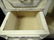 JEWELRY BOX, SHABBY CHIC DISTRESSED WHITE FINISH, 4 - 6