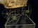 RABBIT FORM BABY CARRIAGE SCULPTURE, WICKER, METAL, AND - 7