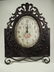 VINTAGE FRENCH STYLE BATTERY OPERATED TABLE CLOCK,