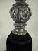 2 PC NECKLACE HOLDERS / TABLETOP DECOR, SILVER TOP WITH - 3