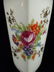 PAIR SMALL PORCELAIN VASES WITH PAINTED FLORALS, 6"H, - 2