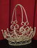 WHITE METAL BASKET, VERY GOOD CONDITION, 15"H X 13"W X