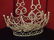 WHITE METAL BASKET, VERY GOOD CONDITION, 15"H X 13"W X - 2