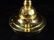PAIR BRASS CANDLE HOLDERS, 11" X 4", SKU9002.09 - 2