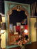 LARGE ROCOCO GILT WOOD MIRROR, PALE GREEN AND GOLD