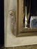LARGE ROCOCO GILT WOOD MIRROR, ANTIQUED WHITE AND GOLD - 4