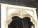 LARGE ROCOCO GILT WOOD MIRROR, ANTIQUED WHITE AND GOLD - 5