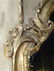 LARGE ROCOCO GILT WOOD MIRROR, ANTIQUED WHITE AND GOLD - 8