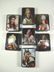 7 PC RUSSIAN HAND PAINTED LACQUERED BOXES, PORTRAITS OF