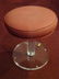 1970'S LUCITE STOOL, THICK CLEAR LUCITE BASE IN VERY - 2
