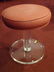 1970'S LUCITE STOOL, THICK CLEAR LUCITE BASE IN VERY - 3
