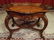 OVAL MARQUETRY TRAY TABLE, EARLY 20TH C., INLAID