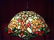 TIFFANY STYLE LEADED STAINED GLASS LAMP BY SPLENDOUR - 2