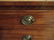 4 DRAWER MAHOGANY VENEER CHEST, OVAL BRASS PULLS, BRASS - 3