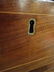 4 DRAWER MAHOGANY VENEER CHEST, OVAL BRASS PULLS, BRASS - 6