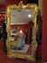 HUGE LOUIS XIV STYLE GOLD GILT MIRROR, CARVED FLORALS