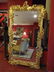 HUGE LOUIS XIV STYLE GOLD GILT MIRROR, CARVED FLORALS - 2