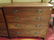 4 DRAWER CHEST, OVAL BRASS PULLS, BRASS ESCUTCHEONS,