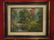 OIL ON BOARD PAINTING, HOUSE BY WATERFALL, UNSIGNED,