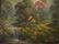 OIL ON BOARD PAINTING, HOUSE BY WATERFALL, UNSIGNED, - 2