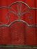 BLUE PAINTED BAKER'S RACK, METAL AND WOOD, FOLDING - 4