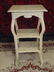 3 TIER SIDE TABLE, WHITE PAINTED FINISH, LIGHTLY - 2