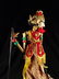 INDONESIAN BALINESE WOOD PUPPET, ARMS ON STICKS, APPROX - 6