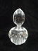 CRYSTAL PERFUME BOTTLE, APPROX 4.5"H - 2