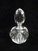 CRYSTAL PERFUME BOTTLE, APPROX 4.5"H - 3