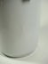VINTAGE ICE BUCKET, WHITE WITH GOLD TONE HANDLE, APPROX - 8
