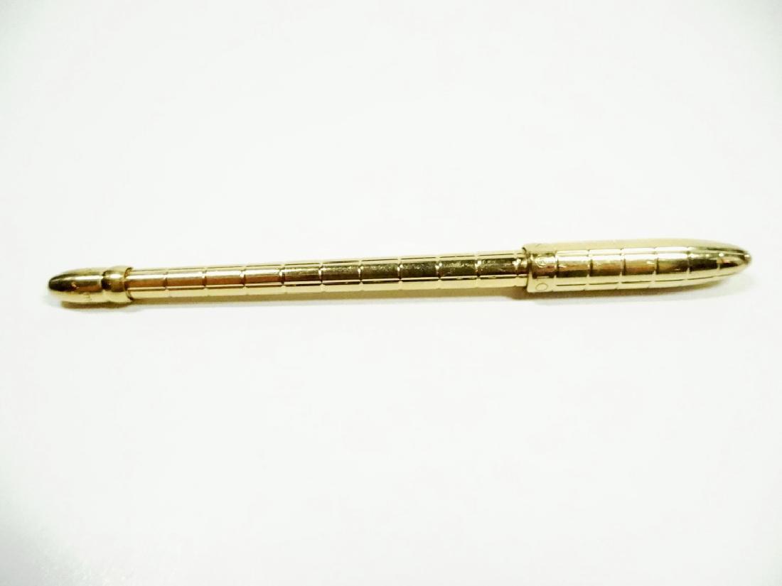 LOUIS VUITTON PEN, GOLD TONE, APPROX 4 3/8"L, SKU189.02 (1 of 3)