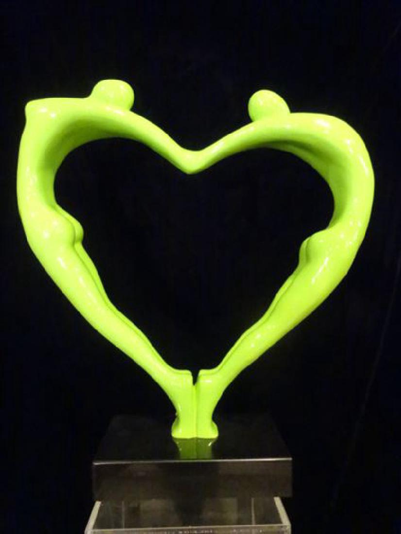 LARGE LOVERS SCULPTURE, TWO FIGURES IN THE SHAPE OF A (1 of 9)