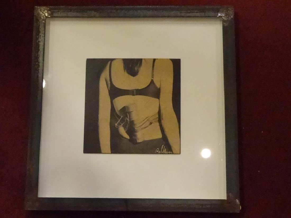 SIGNED PHOTOGRAPHIC PRINT, FEMALE TORSO, SIGNED LOWER (1 of 7)
