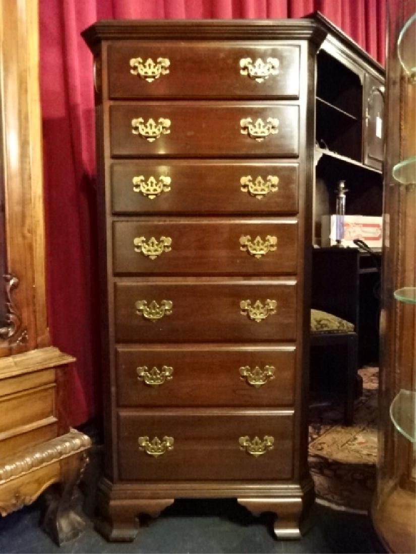 ETHAN ALLEN MAHOGANY SEMAINIER LINGERIE CHEST,7 (1 of 8)