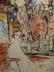 LARGE LEROY NEIMAN SERIGRAPH, STAG'S HEAD BAR SCENE, - 3