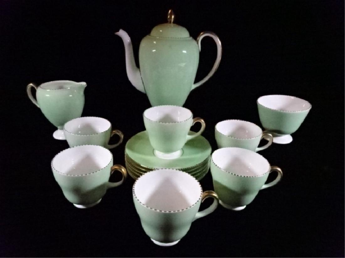 15 PC WEDGWOOD PORCELAIN QUEENSWARE COFFEE SERVICE, (1 of 3)