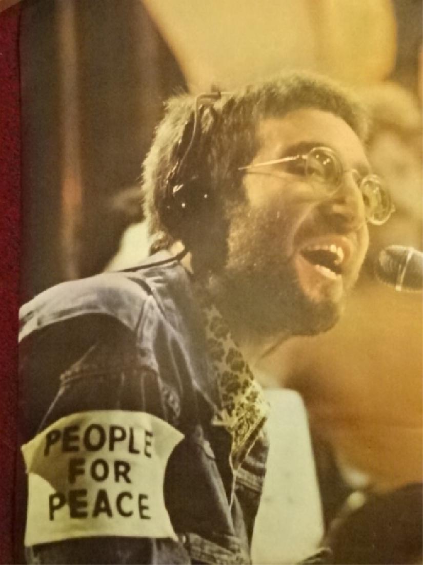 VINTAGE JOHN LENNON POSTER, PEOPLE FOR PEACE, CIRCA (1 of 10)